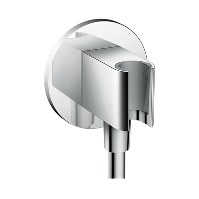 Coude de raccordement Hansgrohe Fixfit S Porter avec support pour douchette