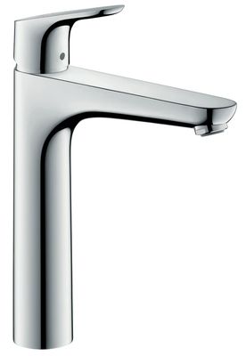 Mitigeur de lavabo Hansgrohe Focus 190 CoolStart Eco C3 en laiton chromé avec tirette et vidage
