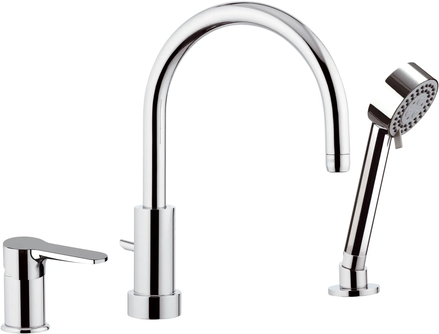 3-hole mixer for bathtub edge installation Remer Winner