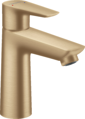 Mitigeur de lavabo Hansgrohe Talis E 110 sans tirette ni vidage en bronze brossé