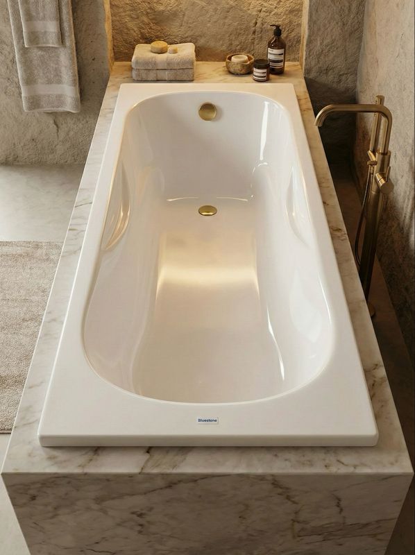 Baignoire Relax 160 x 70 cm avec accoudoirs intégrés