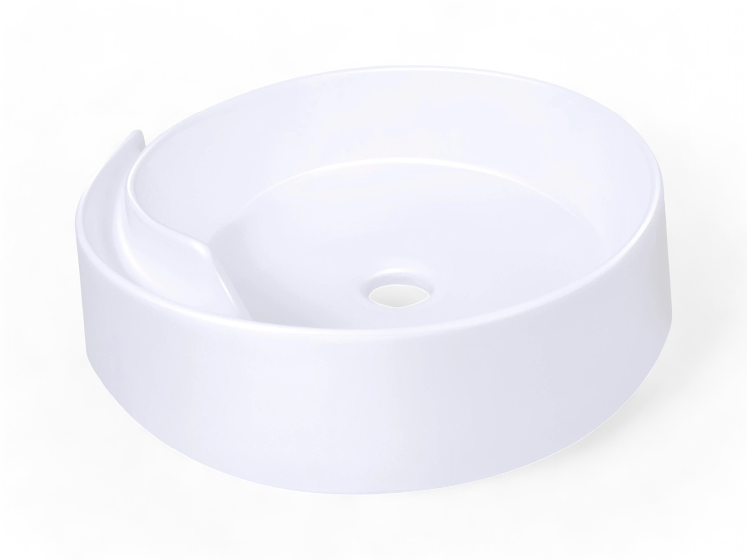 Countertop basin "Arobase" 40 cm in white — Product view 6