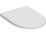Abattant antibactérien WC Geberit iCon en blanc mat à abaissement automatique