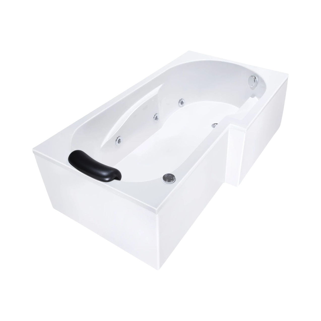 Baignoire Twin droite hydromassage simple 160 x 85 cm - vue 5