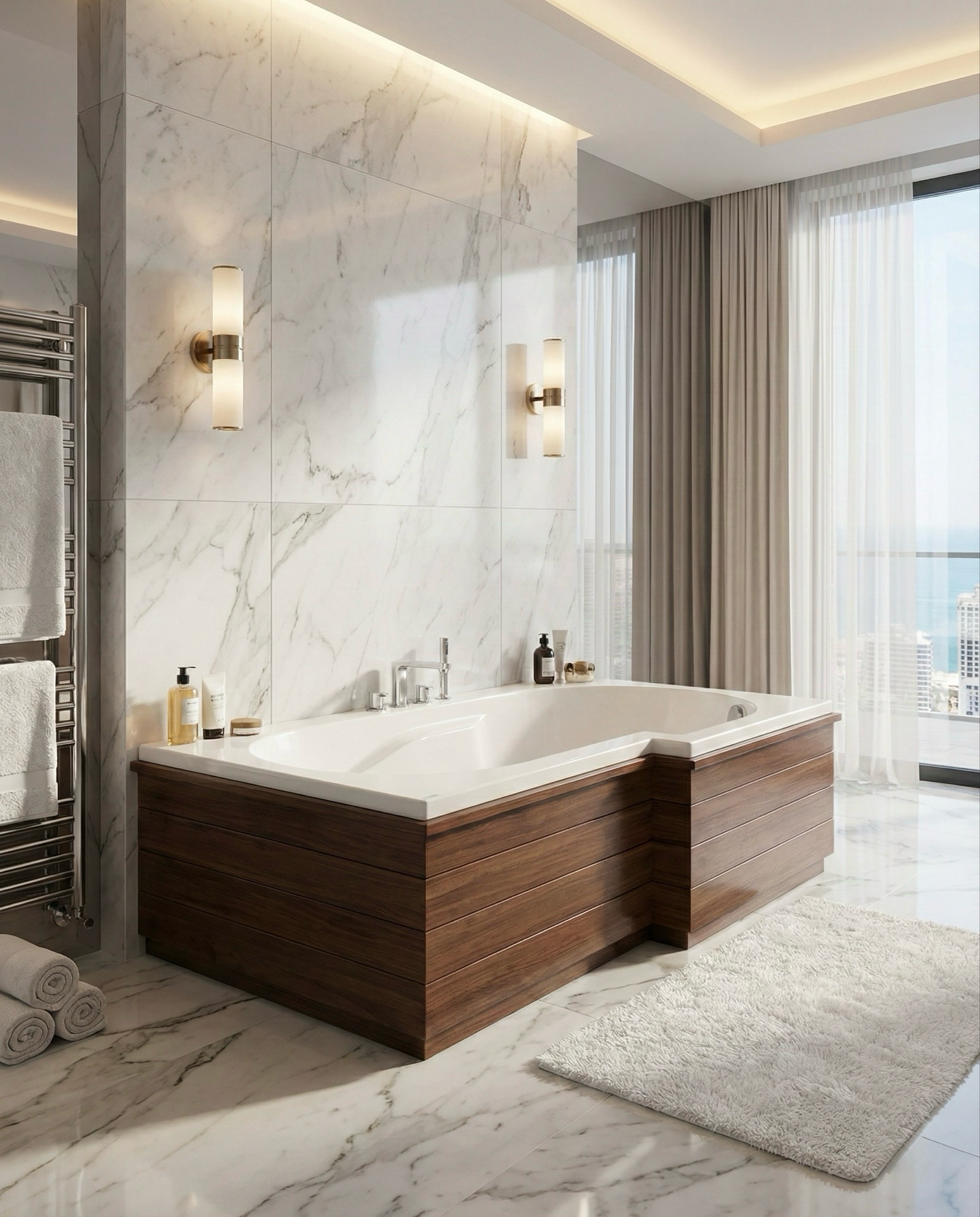 Baignoire Twin 160 x 85 cm droite - vue 6