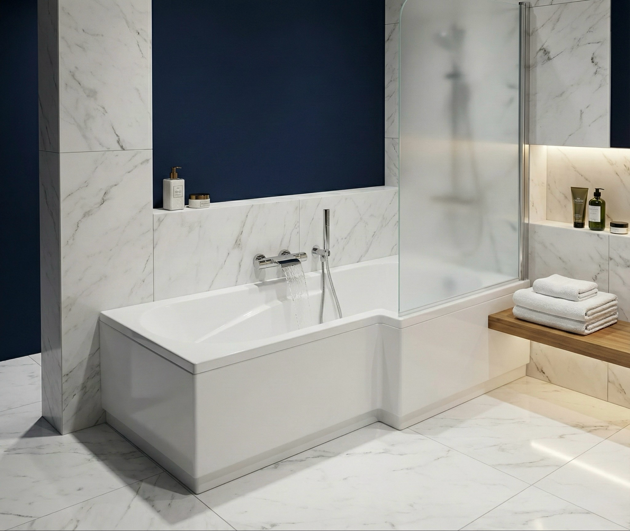 Baignoire Twin 160 x 85 cm droite - vue 3