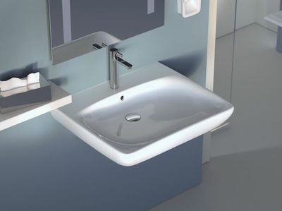 Lavabo Geberit Selnova Comfort 65 cm (adapté PMR) Lavabo Geberit Selnova Comfort 65 cm (adapté PMR)