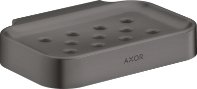 Porte savon Axor Universel Circulaire en noir chromé brossé