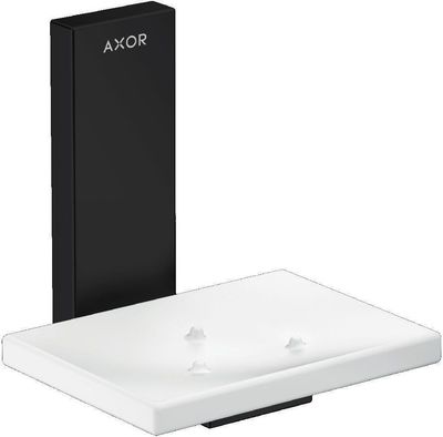 Porte savon AXOR Universel Rectangulaire en noir mat Porte savon AXOR Universel Rectangulaire en noir mat