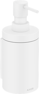 Distributeur de savon liquide Axor Universel Circulaire en blanc mat