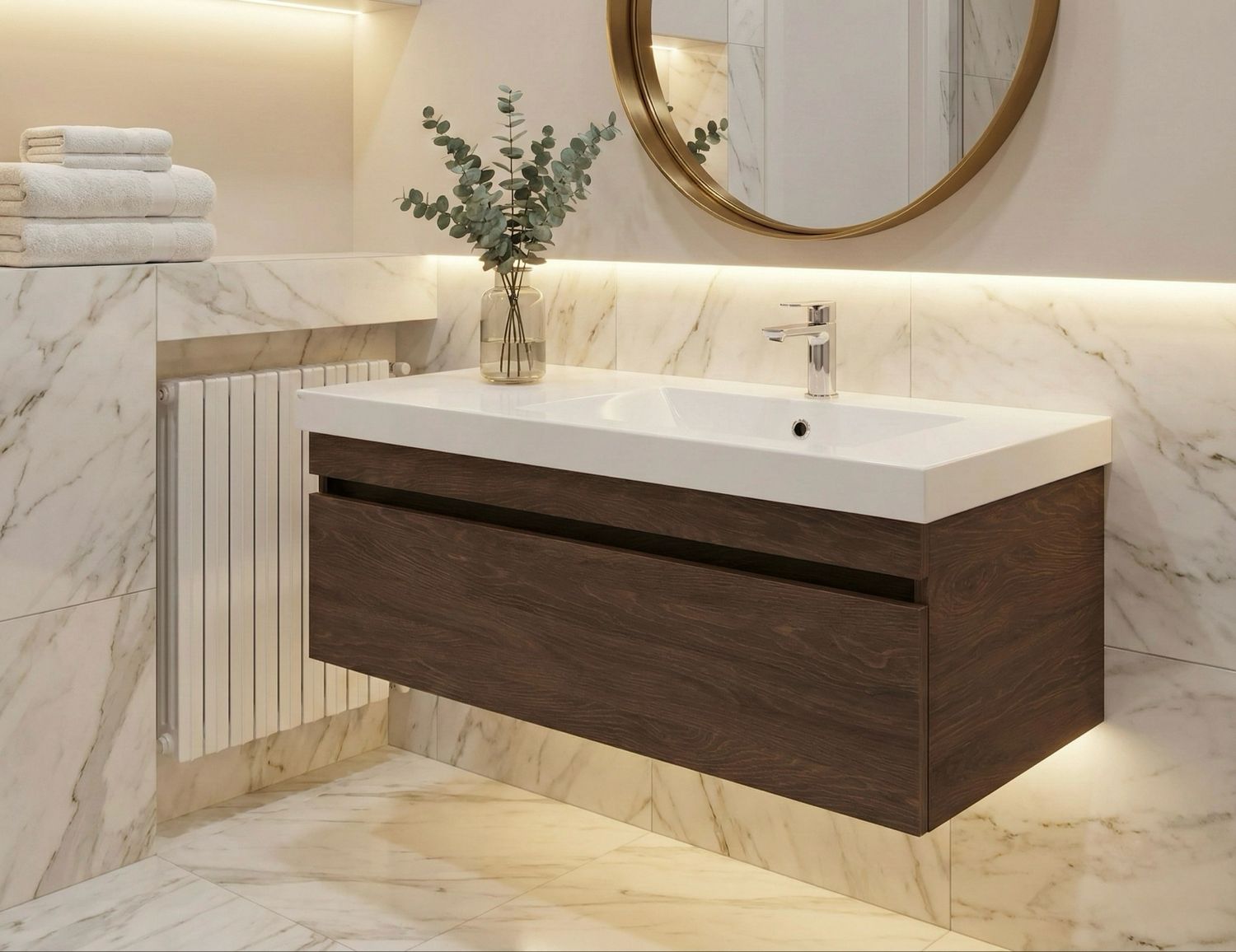 Bathroom Furniture Spazio 100 cm with One Drawer (Without Basin)