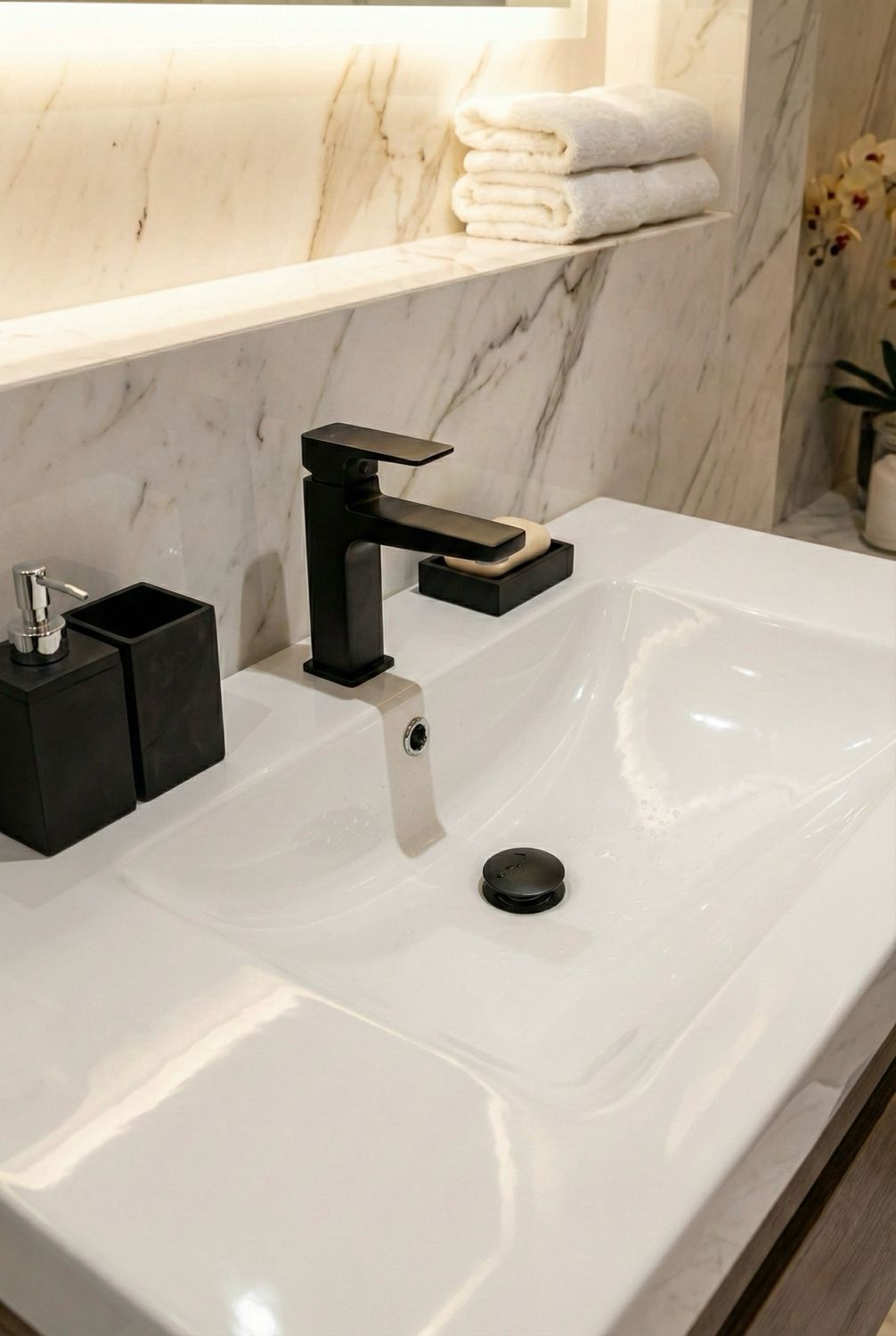 Bathroom Furniture Spazio 90 cm with One Drawer (Without Basin)