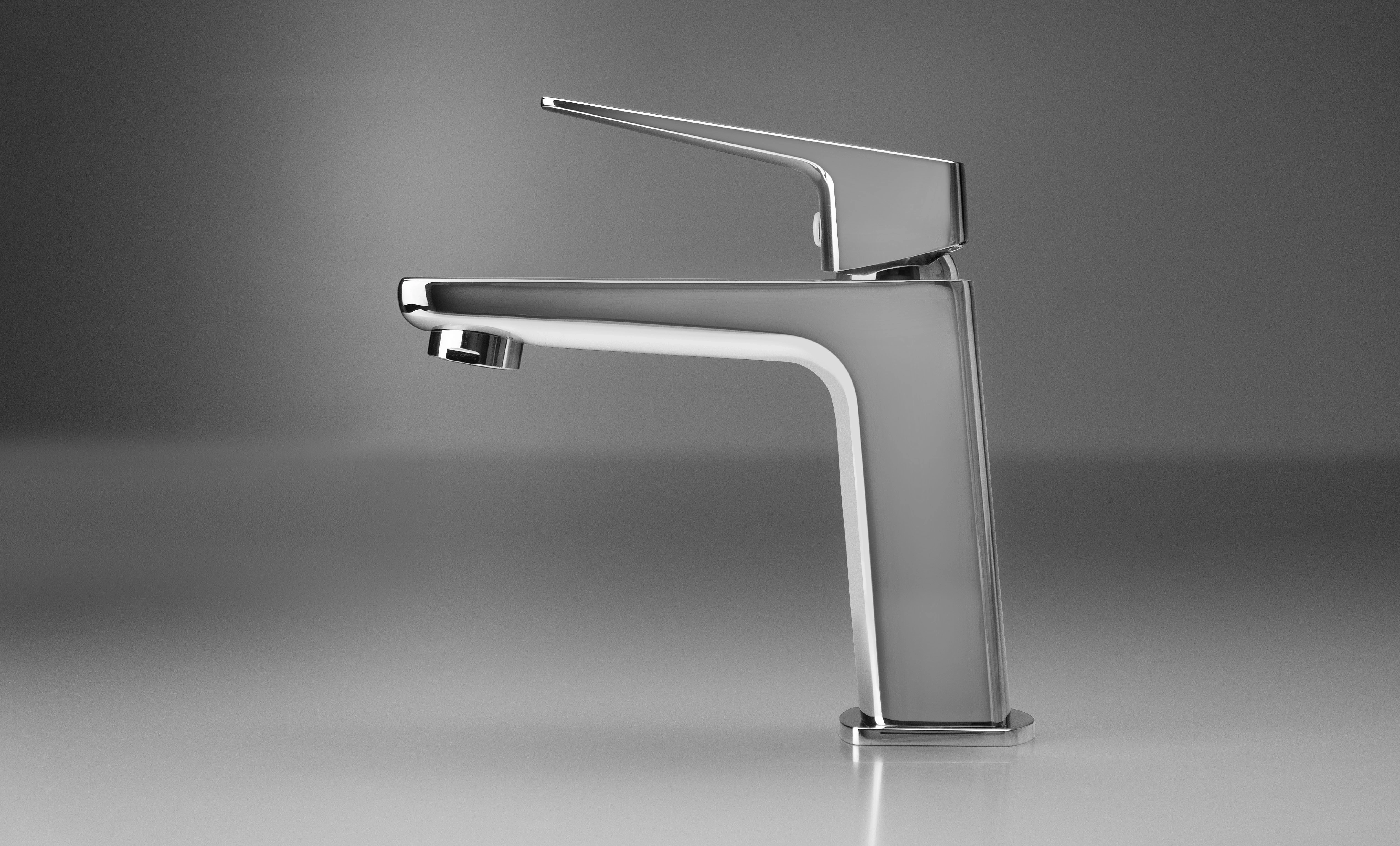 Mitigeur de lavabo Deante Blur 93 sans bonde en chromé - vue 4