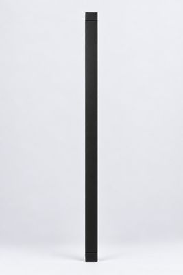 Elément de radiateur décoratif en aluminium moulé Fondital GARDA S (entraxe 160 cm / épaisseur 9 cm) en noir mat