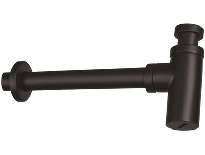 Siphon de lavabo Deante rond en noir mat Siphon de lavabo Deante rond en noir mat
