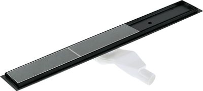 Canivelle de douche Deante 60 cm avec grille réversible prêt à carreler ou en noir mat - débit d'évacuation 36 L/min