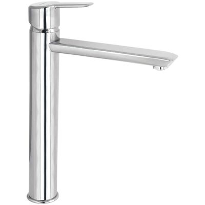 High Spout Basin Mixer Deante Arnika 225 without Waste in Chrome High Spout Basin Mixer Deante Arnika 225 without Waste in Chrome