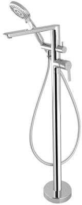 Bath/Shower Mixer Deante Arnika for Floor Mounting in Chrome
