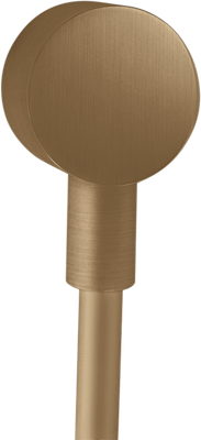Coude de raccordement FixFit Rond AXOR Starck en bronze brossé