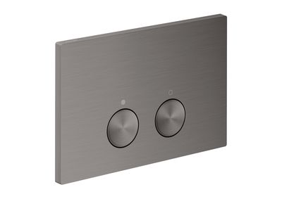 Plaque de déclenchement Axor FlushPlate / Noir chromé brossé