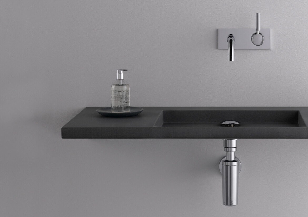 Siphon chromé autonettoyant Ø 32 mm Geberit pour lavabo