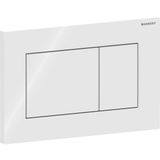 Plaque de déclenchement Geberit Sigma01 square / Blanc alpin