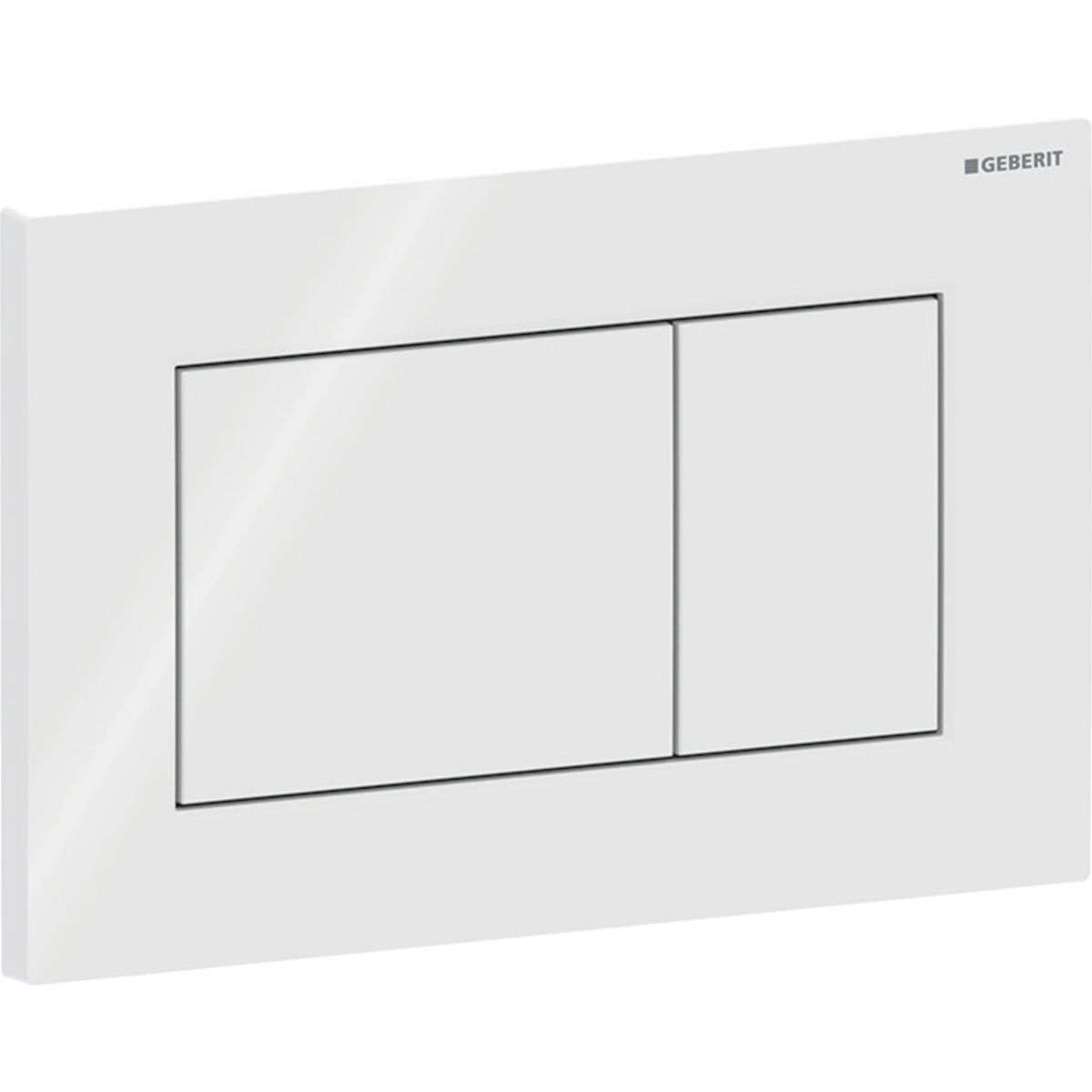 Geberit Sigma01 Square Trigger Plate / Alpine White