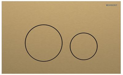 Geberit Sigma40 Actuation Plate / Brushed Brass