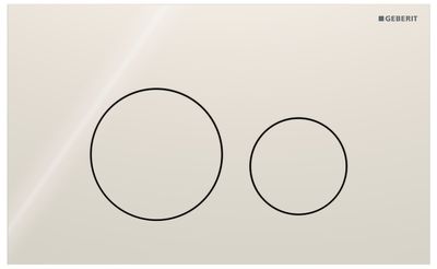 Geberit Sigma40 Actuator Plate / Sand Grey