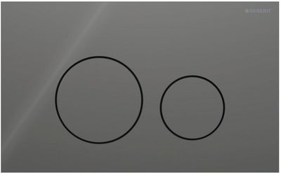 Geberit Sigma40 Flush Plate / Velvet Gray