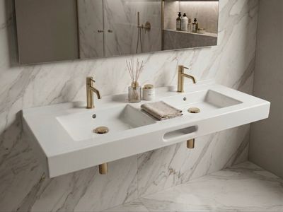 Vita 140 cm Double Washbasin Countertop