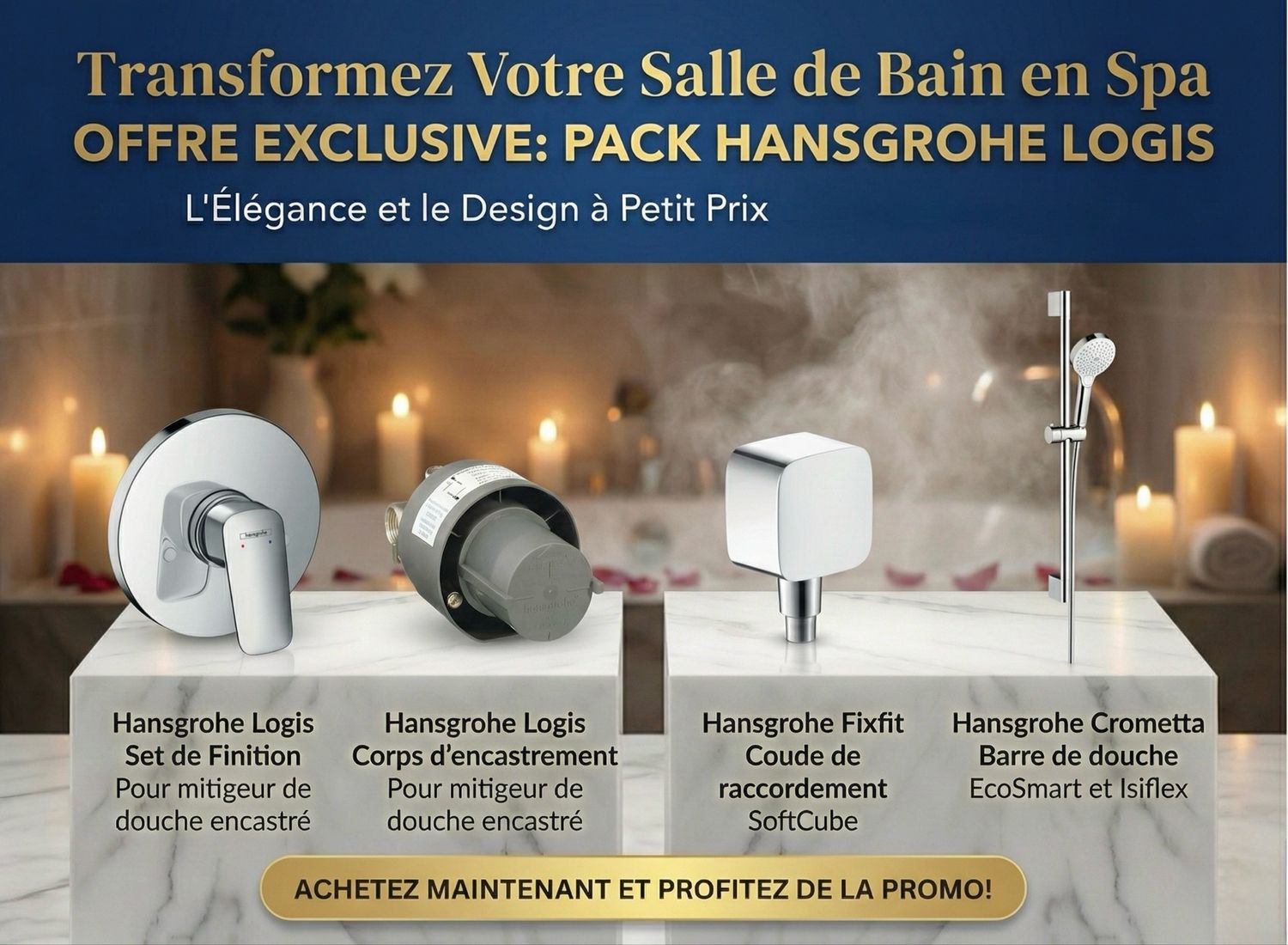 Hansgrohe Logis Concealed Shower Pack
