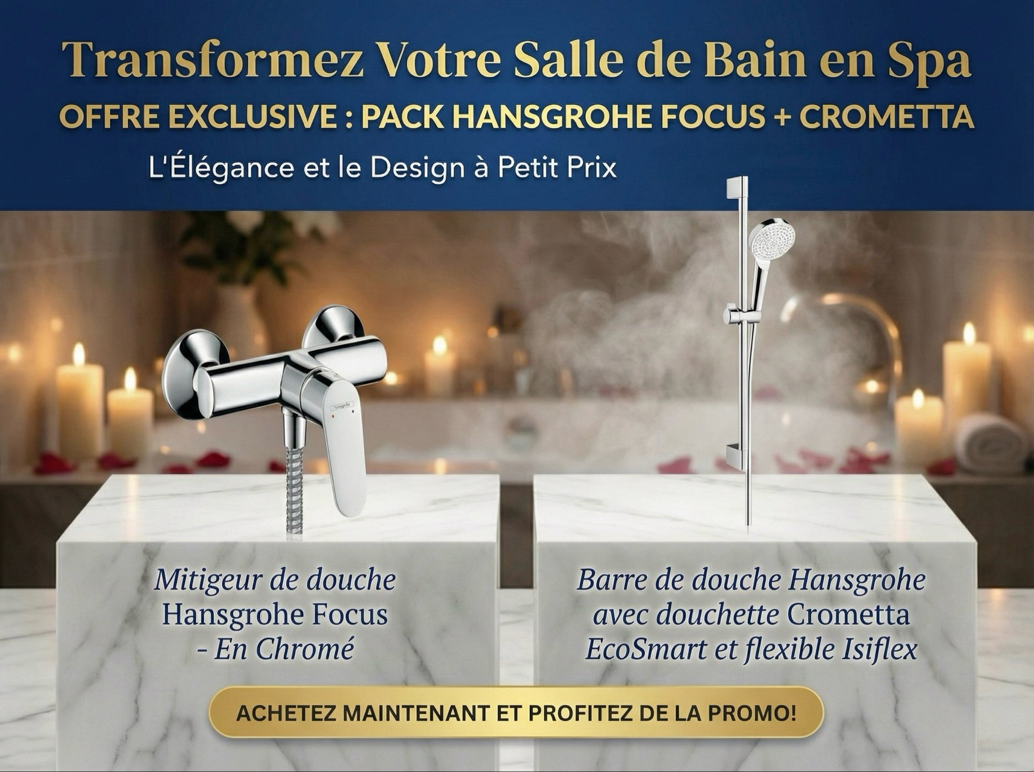 PACK douche Hansgrohe Focus - vue 2