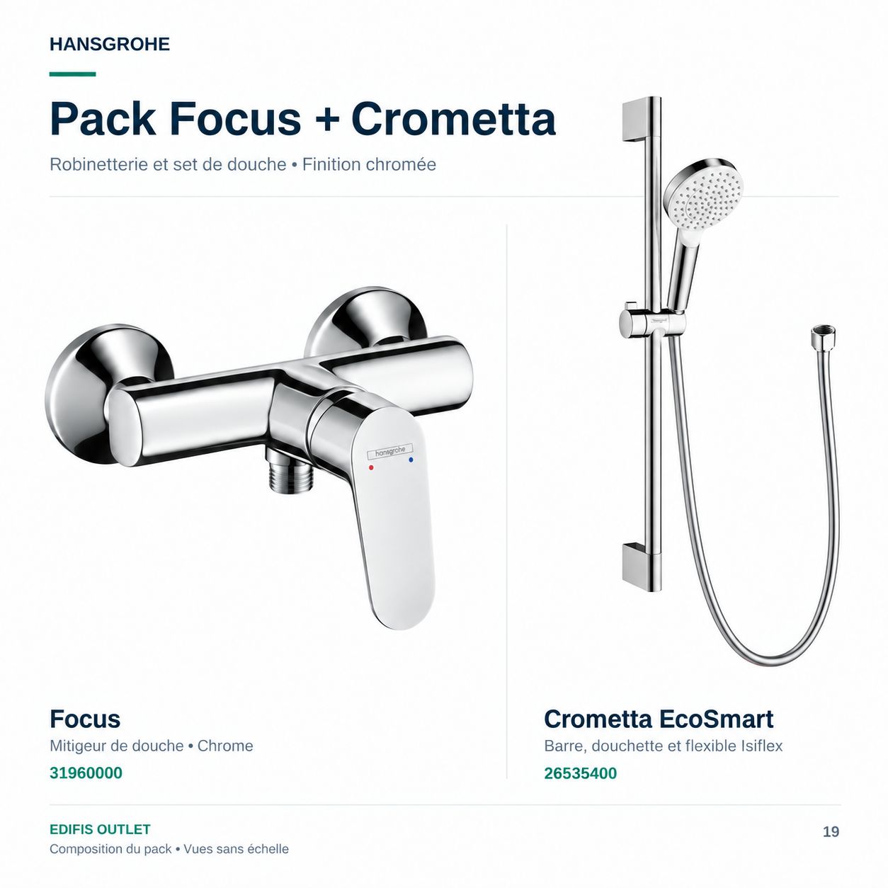 Hansgrohe Focus Shower Pack