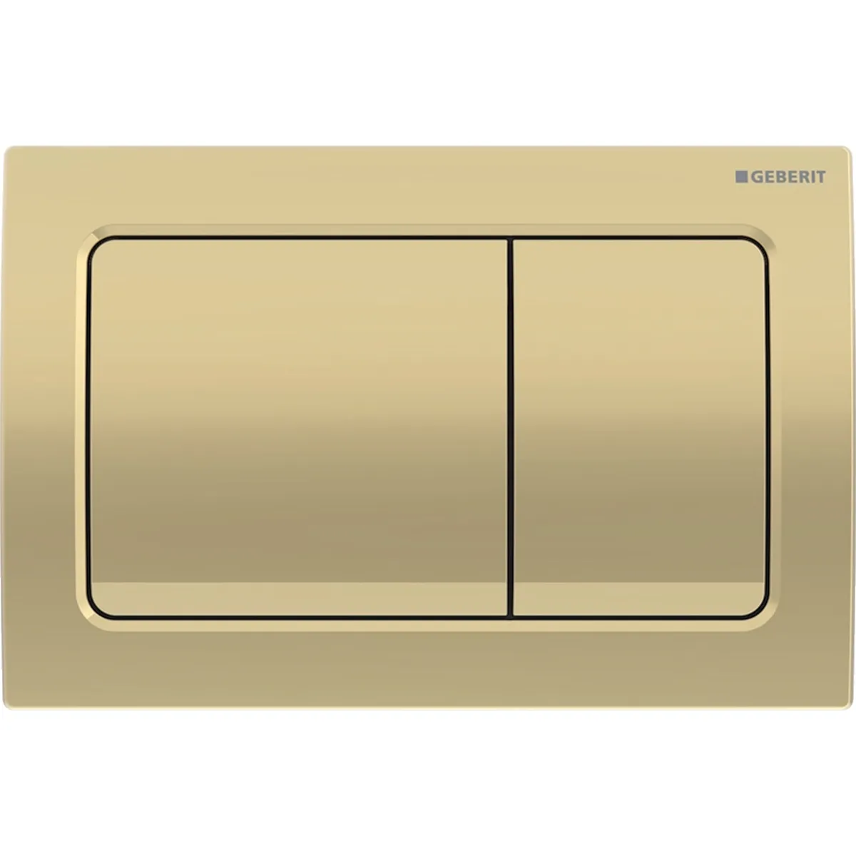 Alpha01 Square Flush Plate / Brushed Brass