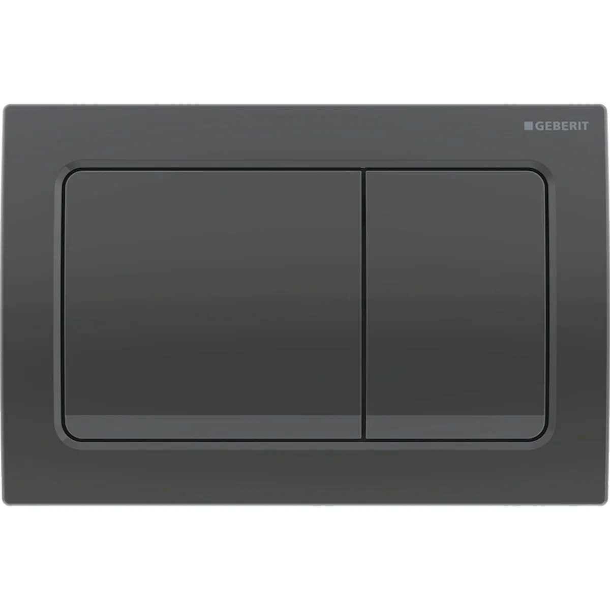 Alpha01 Square Trigger Plate / Brushed Black Chrome