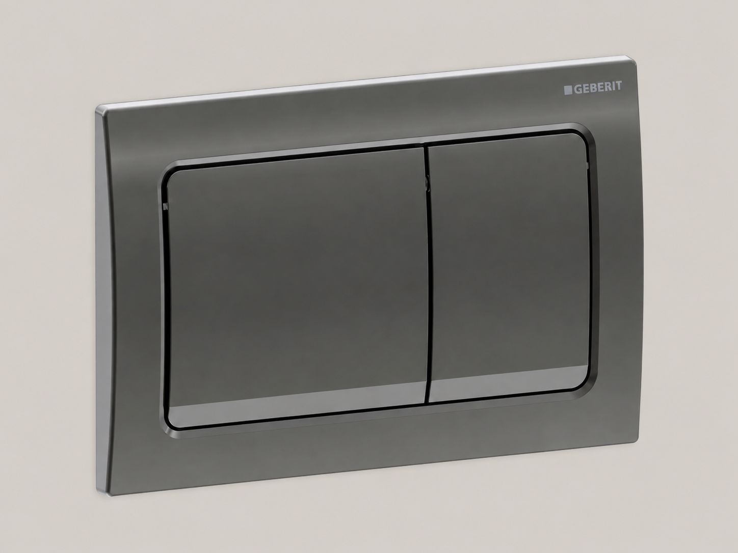 Alpha01 Square Trigger Plate / Brushed Black Chrome