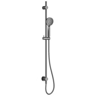 Barre de douche Deante Arnika avec pommeau de douche à main, 3 jets et flexible en titane.