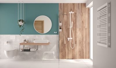 Siphon de lavabo Deante rond en blanc mat