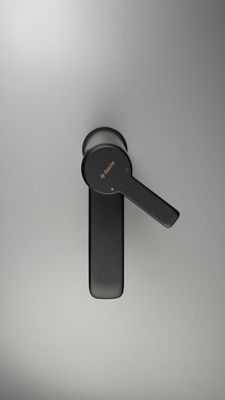 Deante Arnika 100 Basin Mixer Without Waste in Matte Black