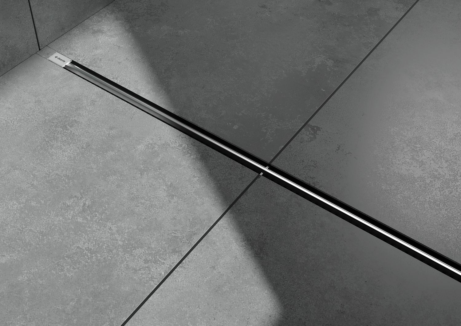 Caniveau de douche Deante 70 cm en acier inoxydable, design linéaire élégant, pieds réglables, acier de haute qualité.