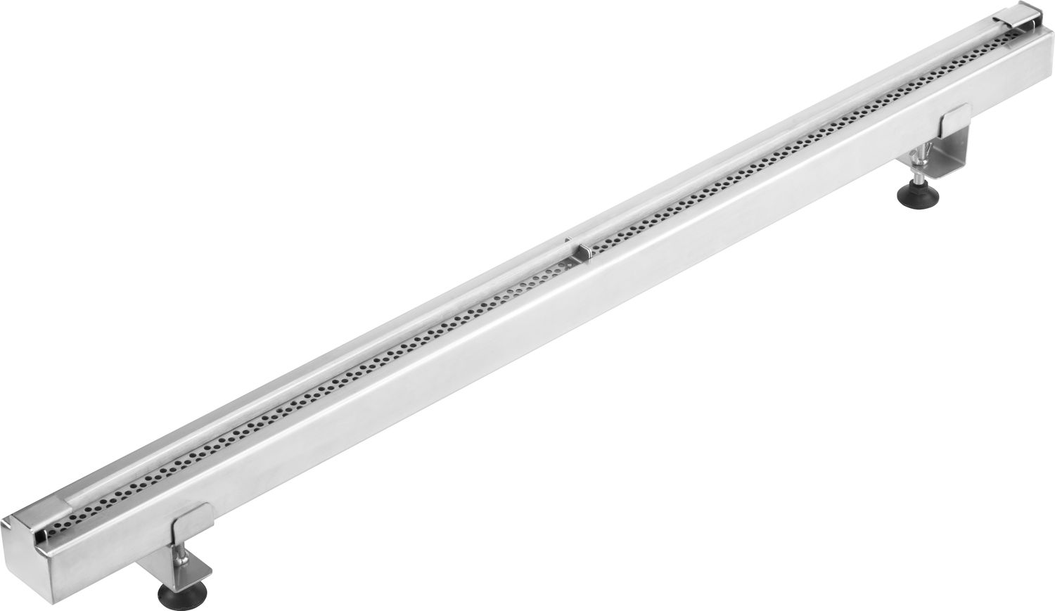 Bonde de douche Deante 70 cm en acier inoxydable avec pieds réglables et débit de 40 L/min.