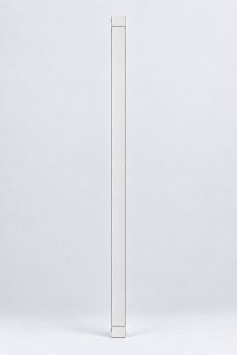 Elément de radiateur décoratif en aluminium moulé Fondital GARDA S (entraxe 180 cm / épaisseur 9 cm) en blanc neutre
