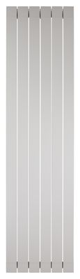 Elément de radiateur décoratif en aluminium moulé Fondital GARDA S (entraxe 160 cm / épaisseur 9 cm) en blanc neutre
