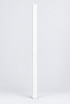Elément de radiateur décoratif en aluminium moulé Fondital GARDA S (entraxe 160 cm / épaisseur 9 cm) en blanc neutre