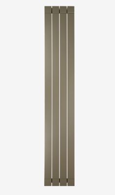 Elément de radiateur décoratif en aluminium moulé Fondital GARDA S (entraxe 180 cm / épaisseur 9 cm) en bronze