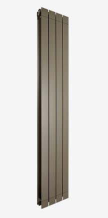 Elément de radiateur décoratif en aluminium moulé Fondital GARDA S (entraxe 160 cm / épaisseur 9 cm) en bronze