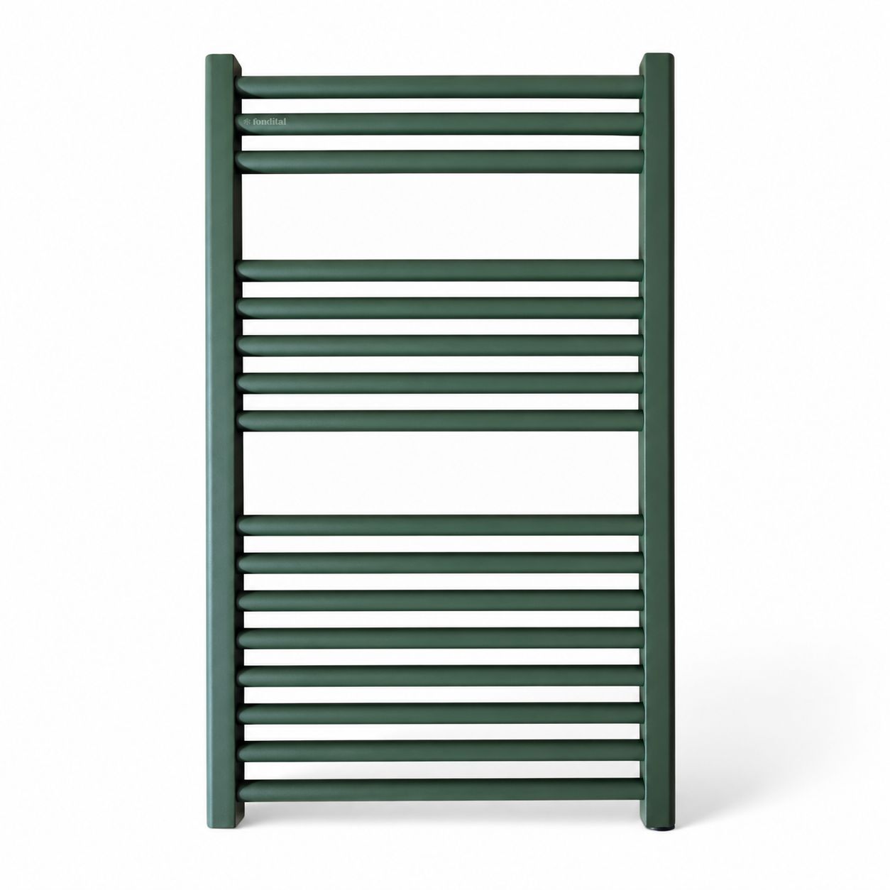 Radiateur sèche-serviettes en aluminium Fondital Cool 86 x 45 cm en vert foncé