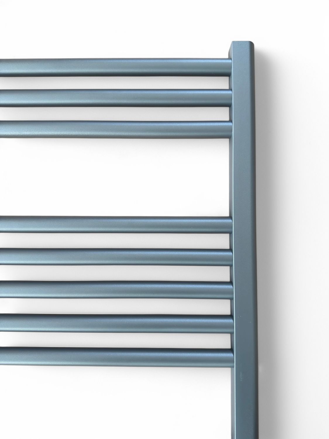 Radiateur sèche-serviettes en aluminium Fondital Cool 86 x 45 cm en gris clair
