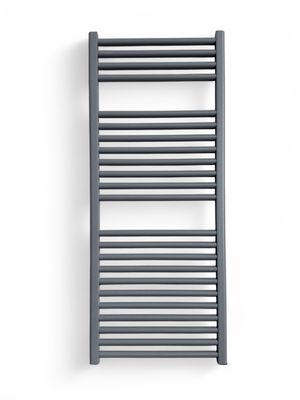 Radiateur sèche-serviettes en aluminium Fondital Cool 116 x 45 cm en finition graphite mat